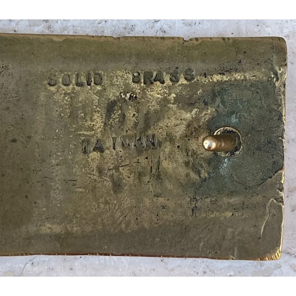 Belt Buckle Solid Brass 